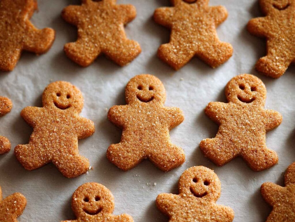 baked gingerbread man cookies without molasses