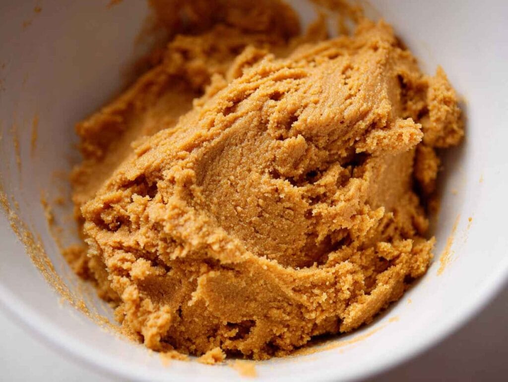 gingerbread cookie dough before baking