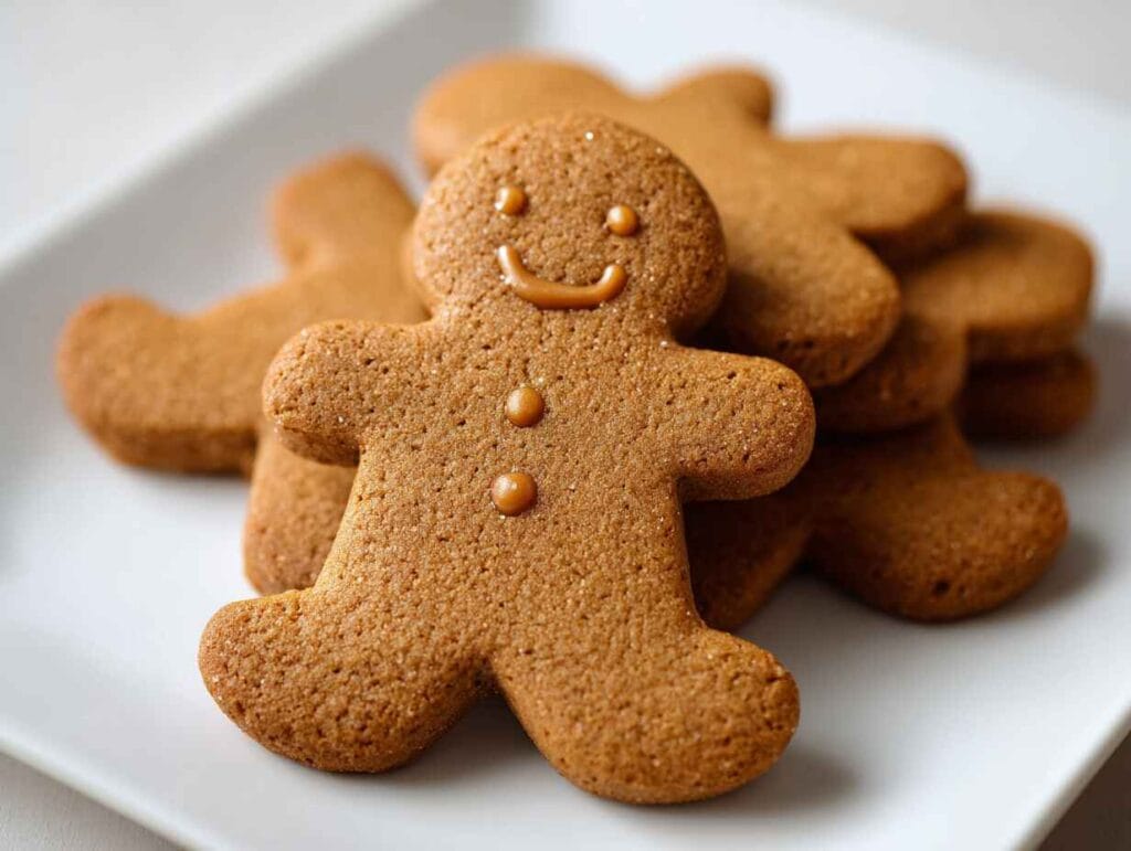 gingerbread man cookies made with honey instead of molasses
