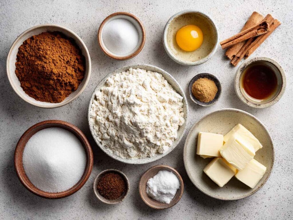 ingredients used for gingerbread cookies without molasses